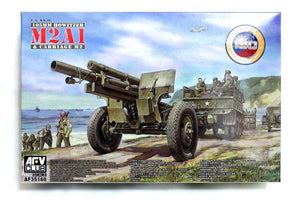 1/35 US WWII 105mm Howitzer M2A1 & Carriage M2 - Hobby Sense