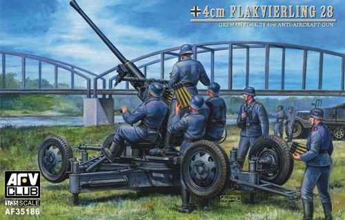 1/35 Flugzeugabwehrkanone 28 German FlaK 28 4cm Anti-Aircraft Gun - Hobby Sense