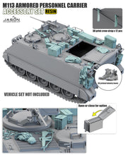 1/16 M113 Armored Personnel Carrier Accessory Set, RESIN+3D, Vehicle NOT Included - Hobby Sense