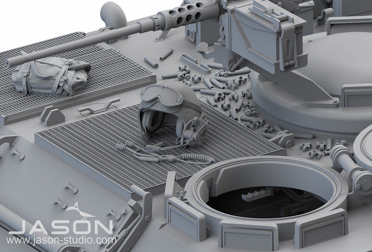 1/16 U.S. T-56 Crewman Helmets (x2). 3D printed - Hobby Sense