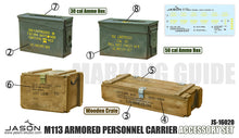 1/16 M113 Armored Personnel Carrier Accessory Set, RESIN+3D, Vehicle NOT Included - Hobby Sense
