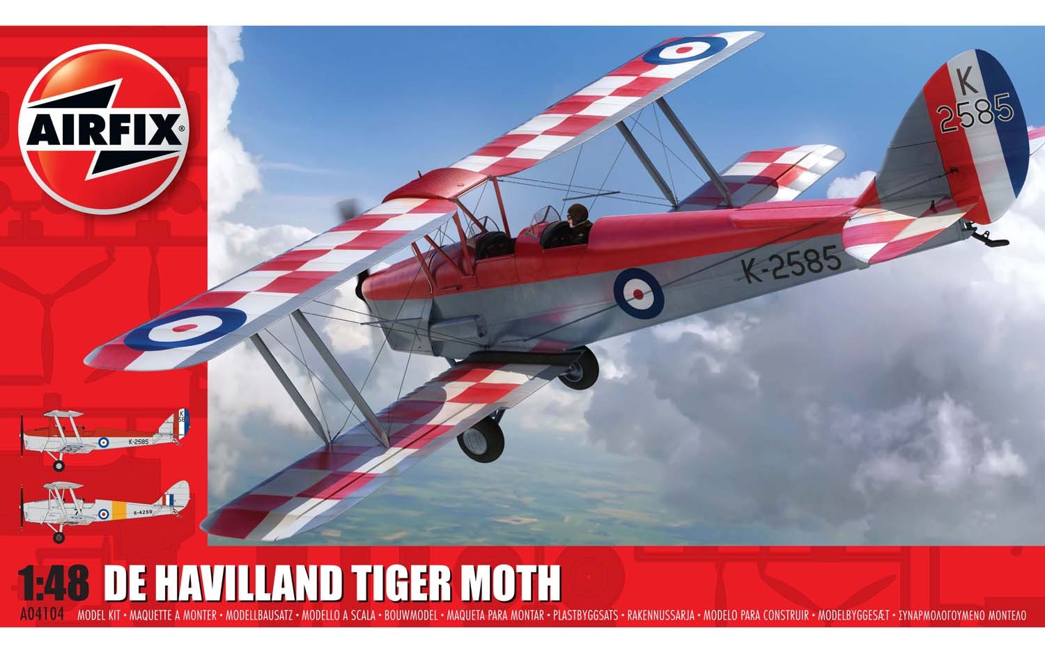 1/48 De-Havilland Tiger Moth - Hobby Sense