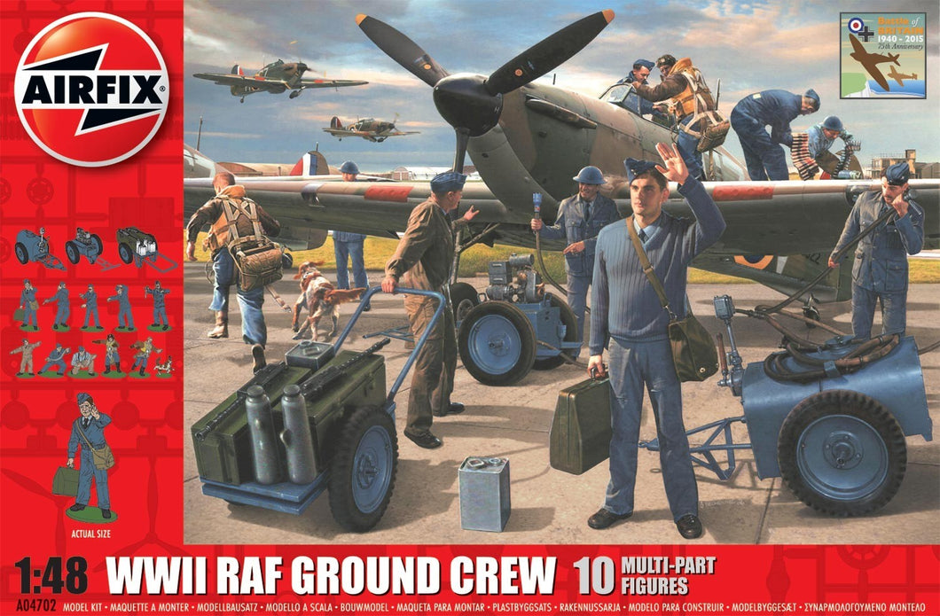 1/48 WWII RAF Ground Crew - Hobby Sense
