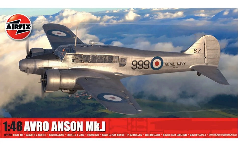 1/48 Avro Anson Mk.I w/3 New Schemes - Hobby Sense