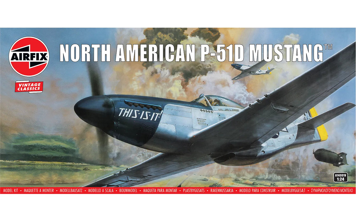 1/24 North American P51D Mustang - Hobby Sense