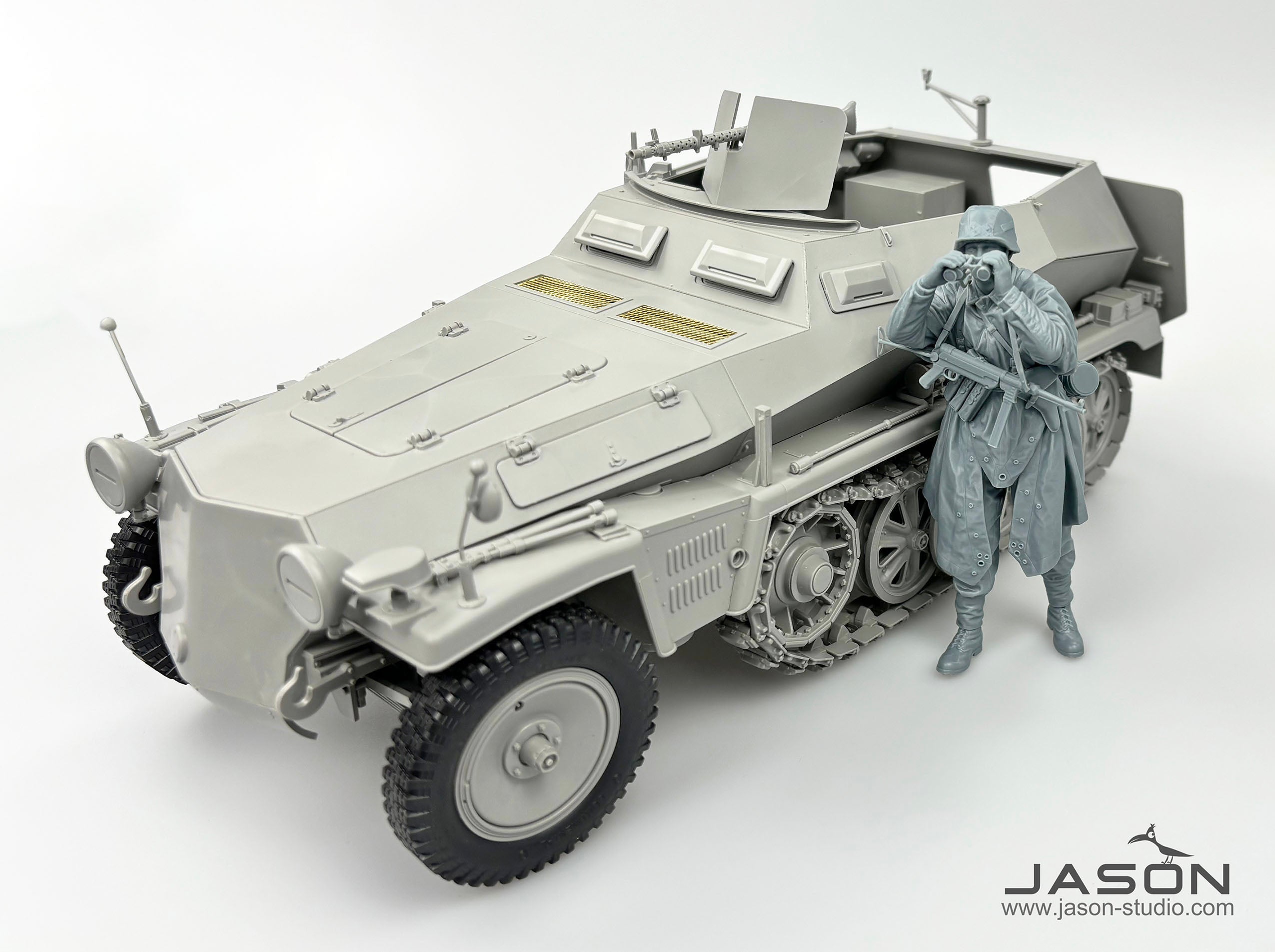 1/16  WWII German Field Commander. Resin - Hobby Sense
