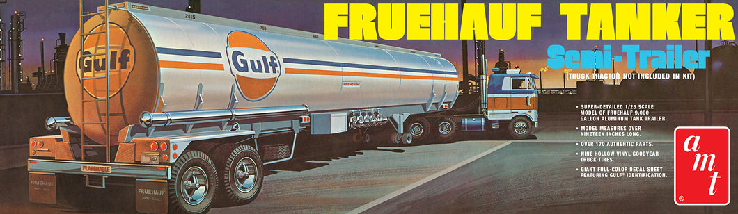 1/25 Gulf Fruehauf Tanker Semi Trailer - Hobby Sense