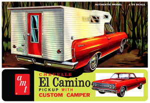 1/25 1965 Chevelle El Camino Pickup w/Custom Camper - Hobby Sense