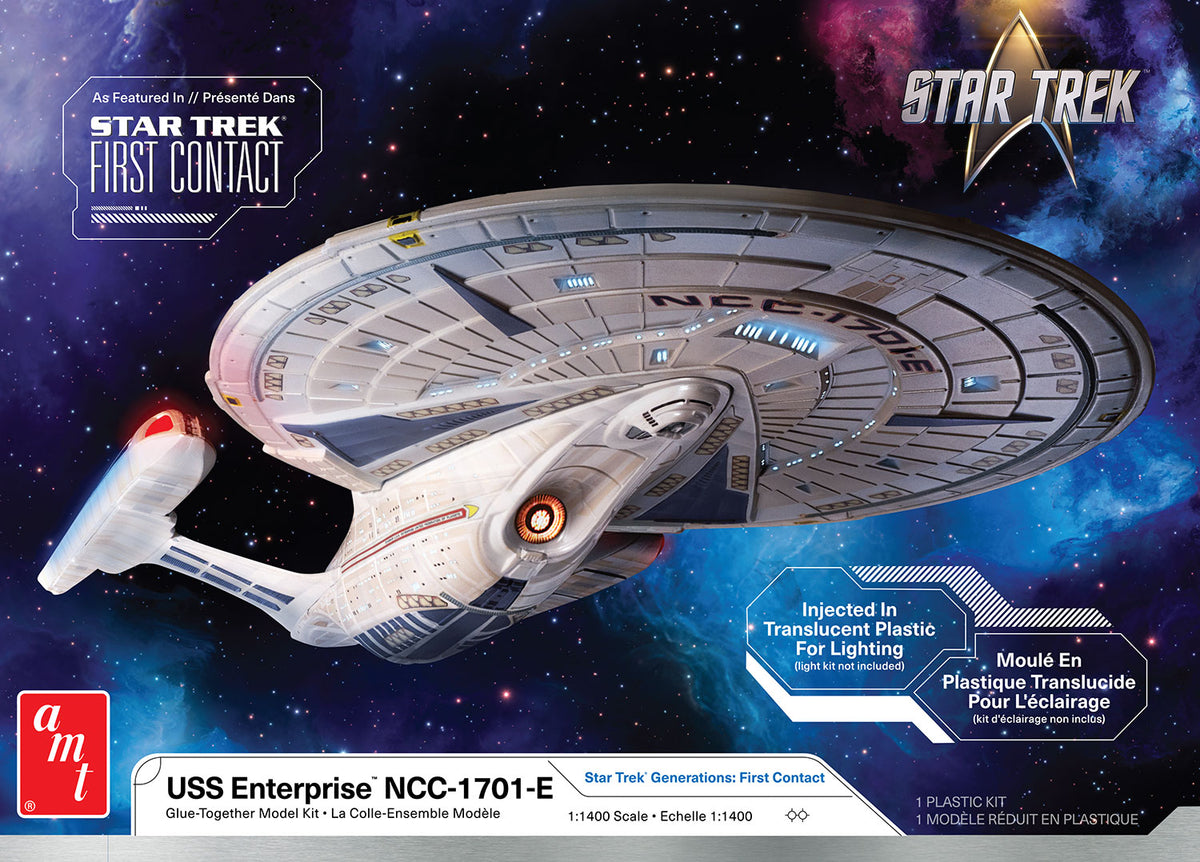 AMT 1/1400 USS Enterprise NCC-1701-E (Transparent) - Hobby Sense