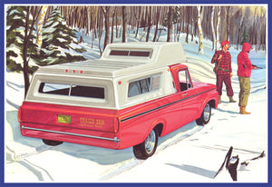 1/25 1963 Ford F100 Camper Pickup Truck - Hobby Sense