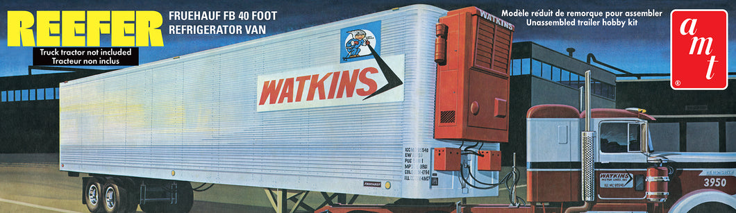 1/25 Watkins Fruehauf 40' Reefer Semi-Trailer - Hobby Sense