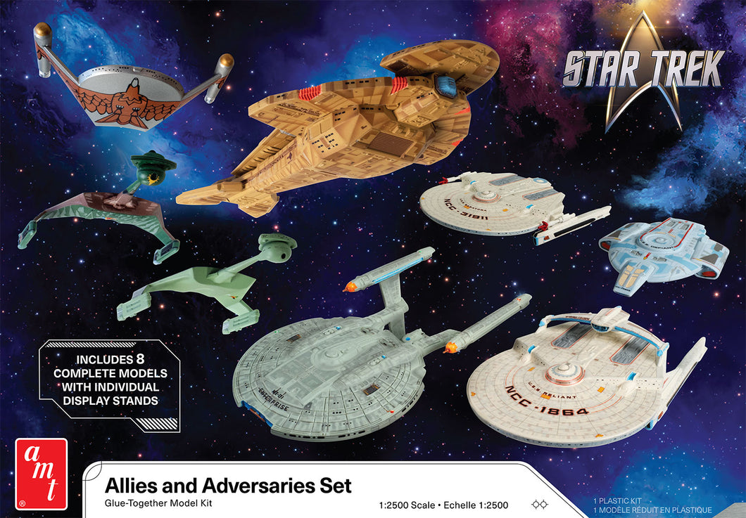 1/2500 Star Trek Adversaries & Allies Ship Set (8) - Hobby Sense