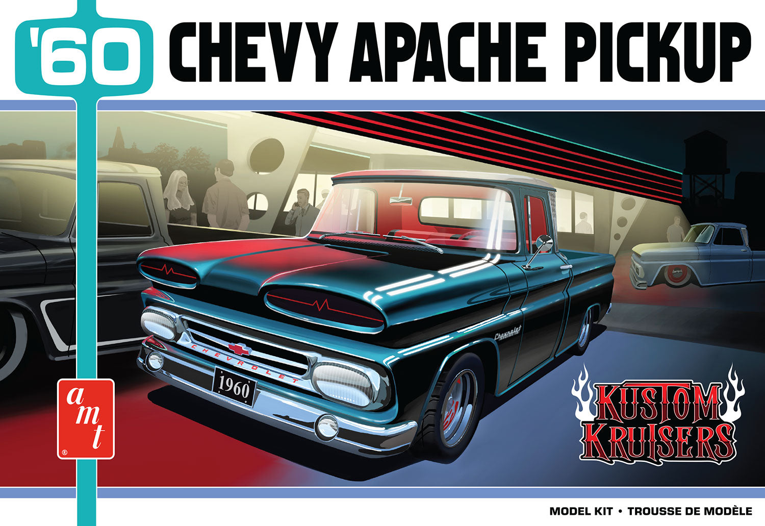 1/25 1960 Chevy Apache Pickup Street Machine - Hobby Sense
