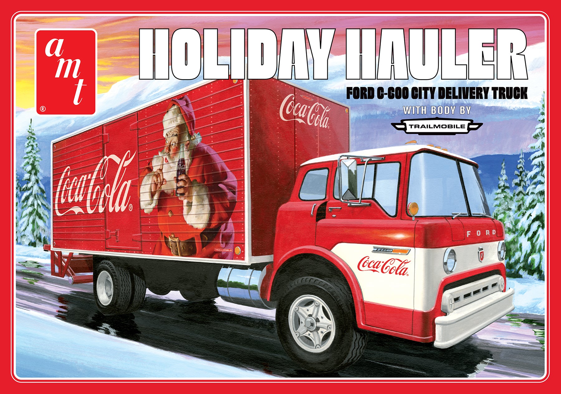 1/25 Holiday Coca-Cola Ford C600 City Delivery Truck - Hobby Sense