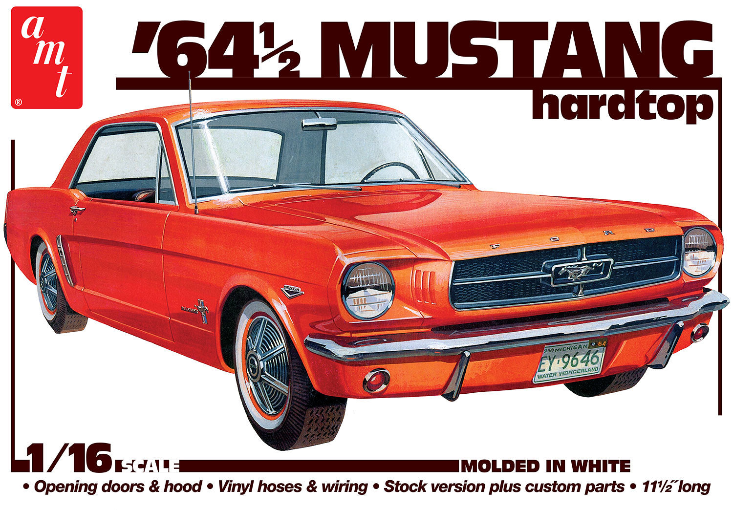 1/16 1964 1/2 Mustang Hardtop 60th Anniversary - Hobby Sense