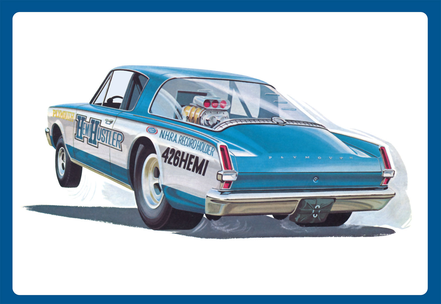 1/25 1966 Plymouth Barracuda Hemi Hustler Funny Car - Hobby Sense