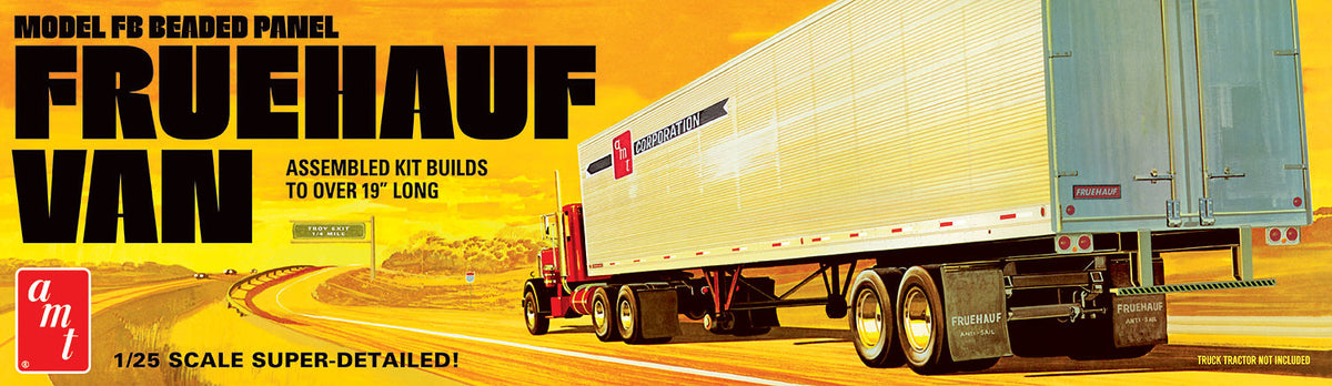 1/25 Fruehauf Model FB Beaded Panel Trailer - Hobby Sense