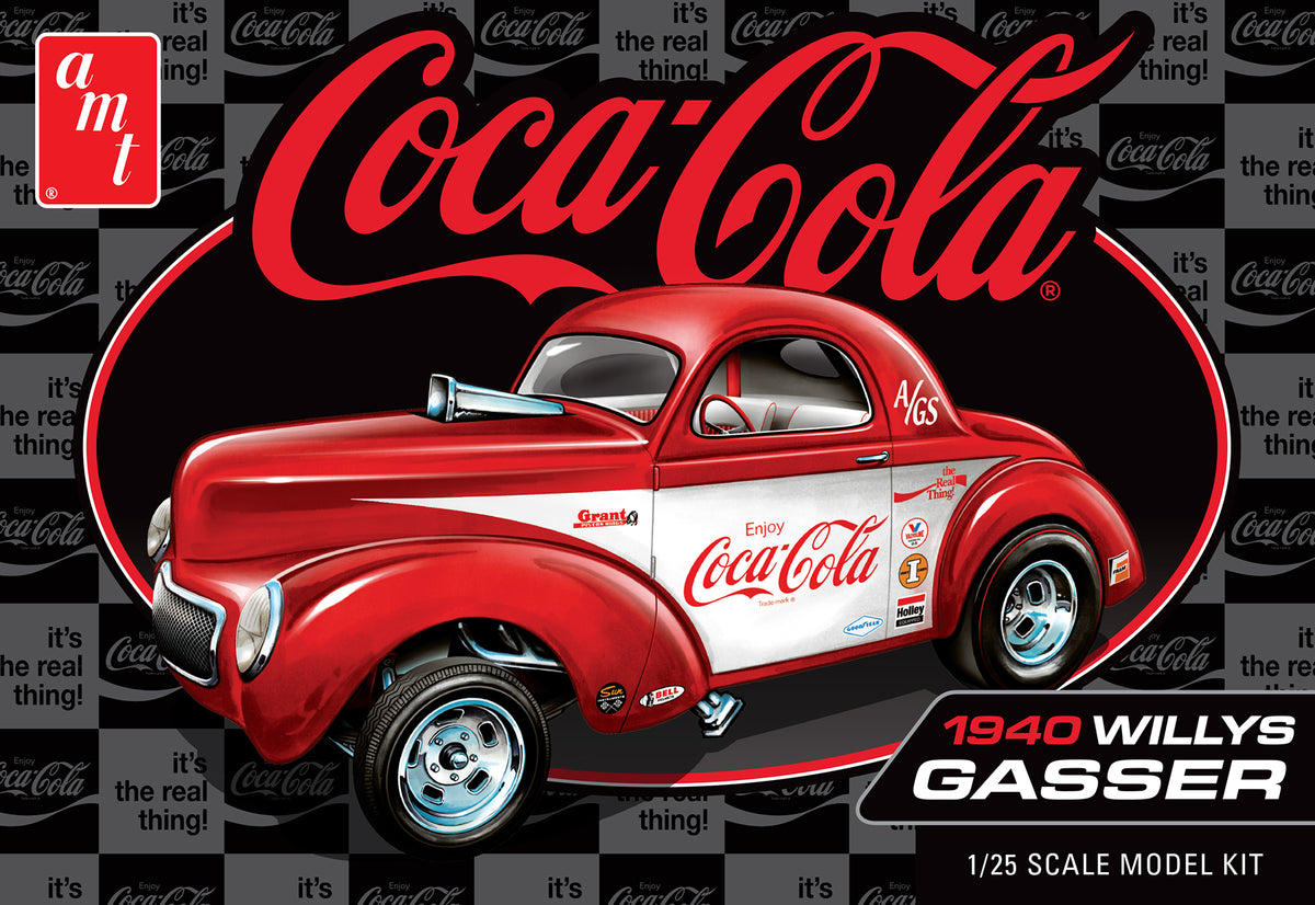 1/25 Coca Cola 1940 Willys Gasser Race Car - Hobby Sense