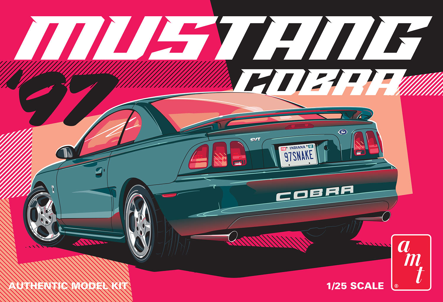 1/25 1997 Ford Mustang Cobra Car - Hobby Sense