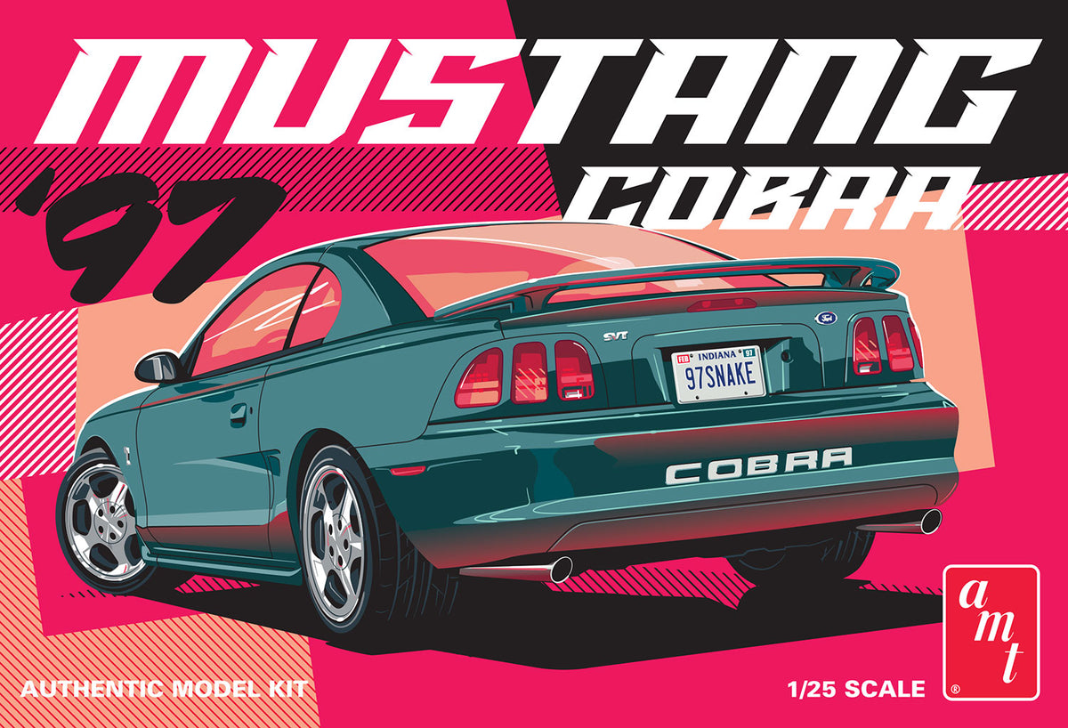 1/25 1997 Ford Mustang Cobra Car - Hobby Sense