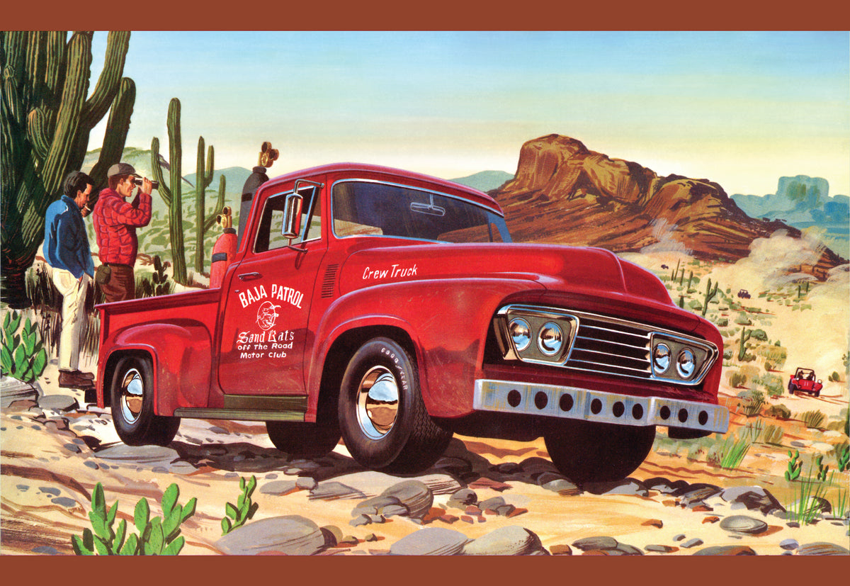 1/25 1953 Baja Patrol Ford Pickup Crew Truck - Hobby Sense