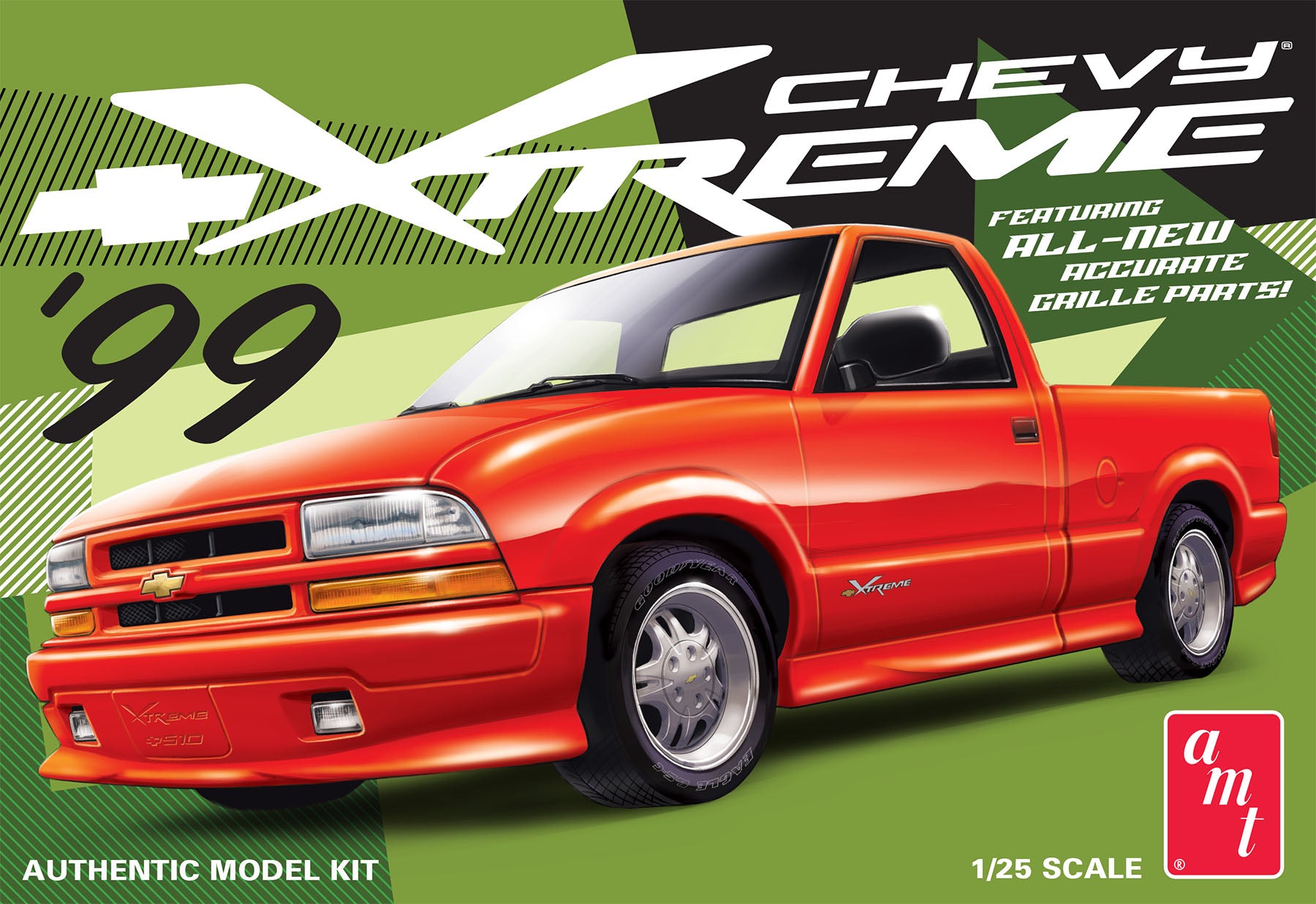 1/25 1999 Chevy S10 Xtreme Pickup Truck - Hobby Sense