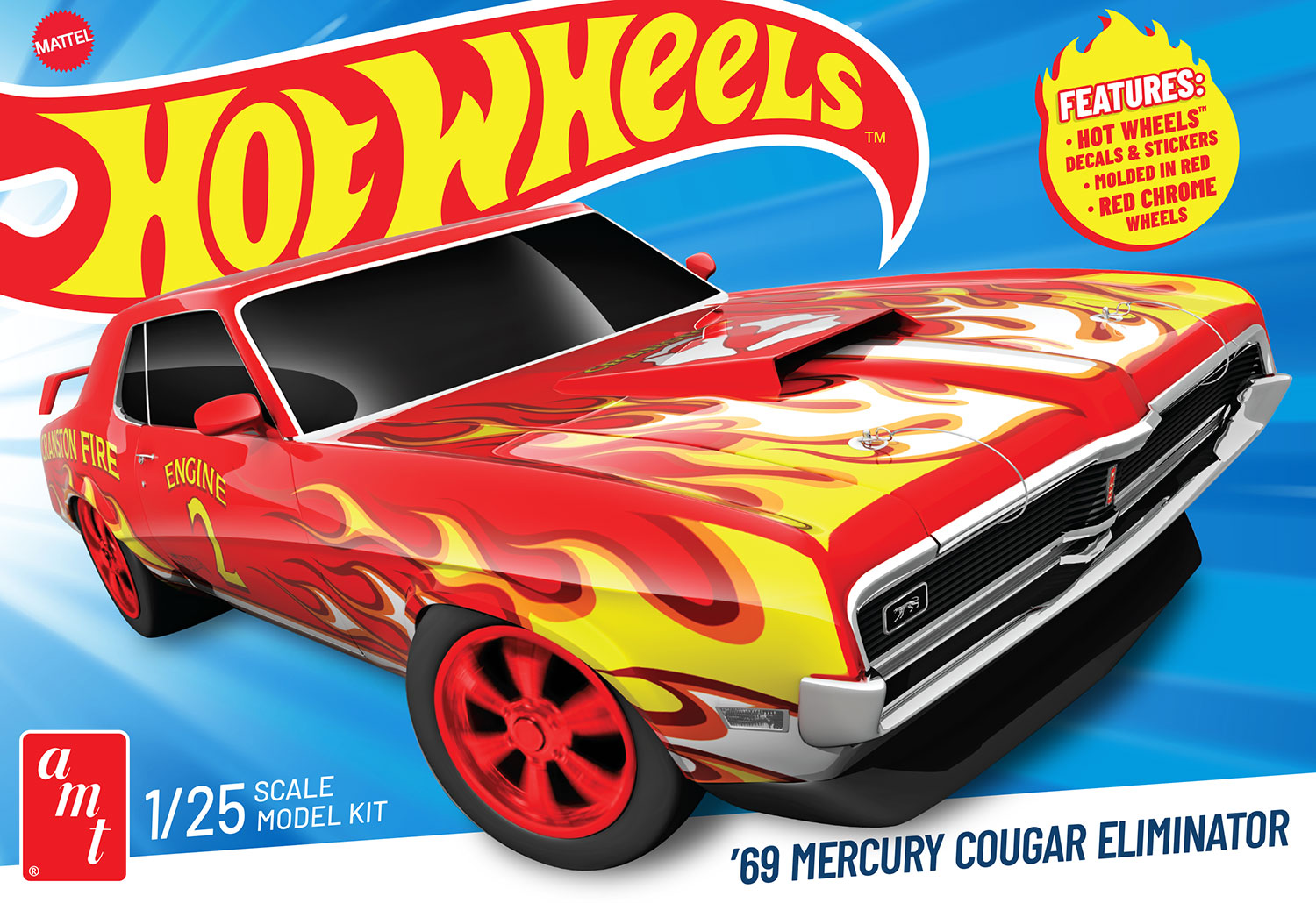 1/25 Hot Wheels 1969 Mercury Cougar Eliminator