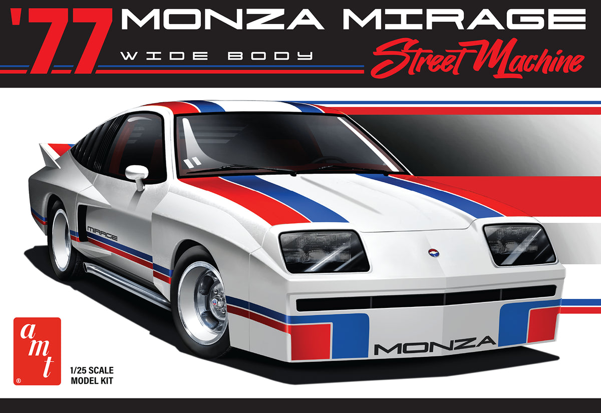 AMT 1/25 1977 Chevy Monza Mirage Wide Body Street Machine - Hobby Sense