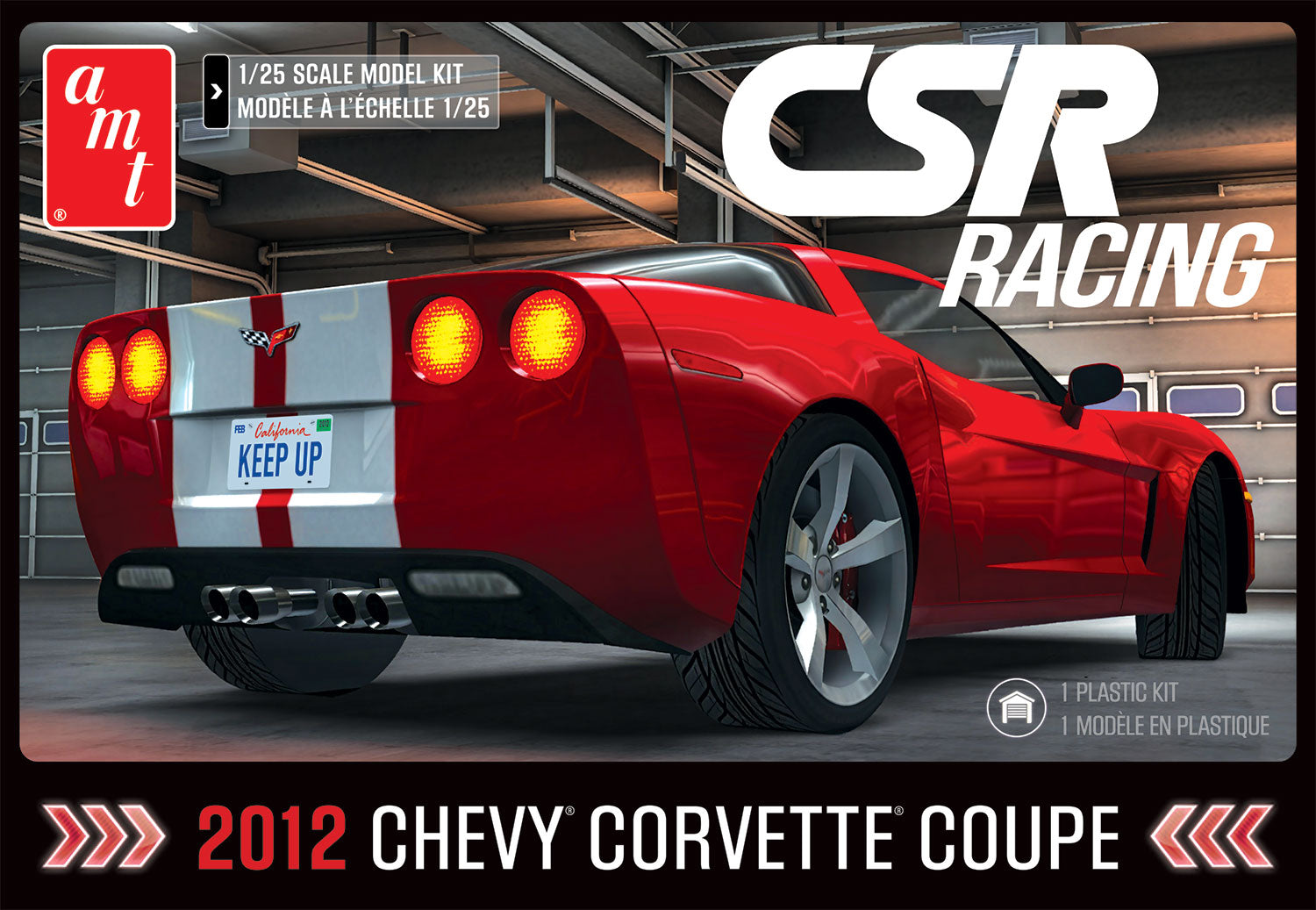 AMT 1/25 CSR Racing 2012 Chevy Corvette Coupe - Hobby Sense