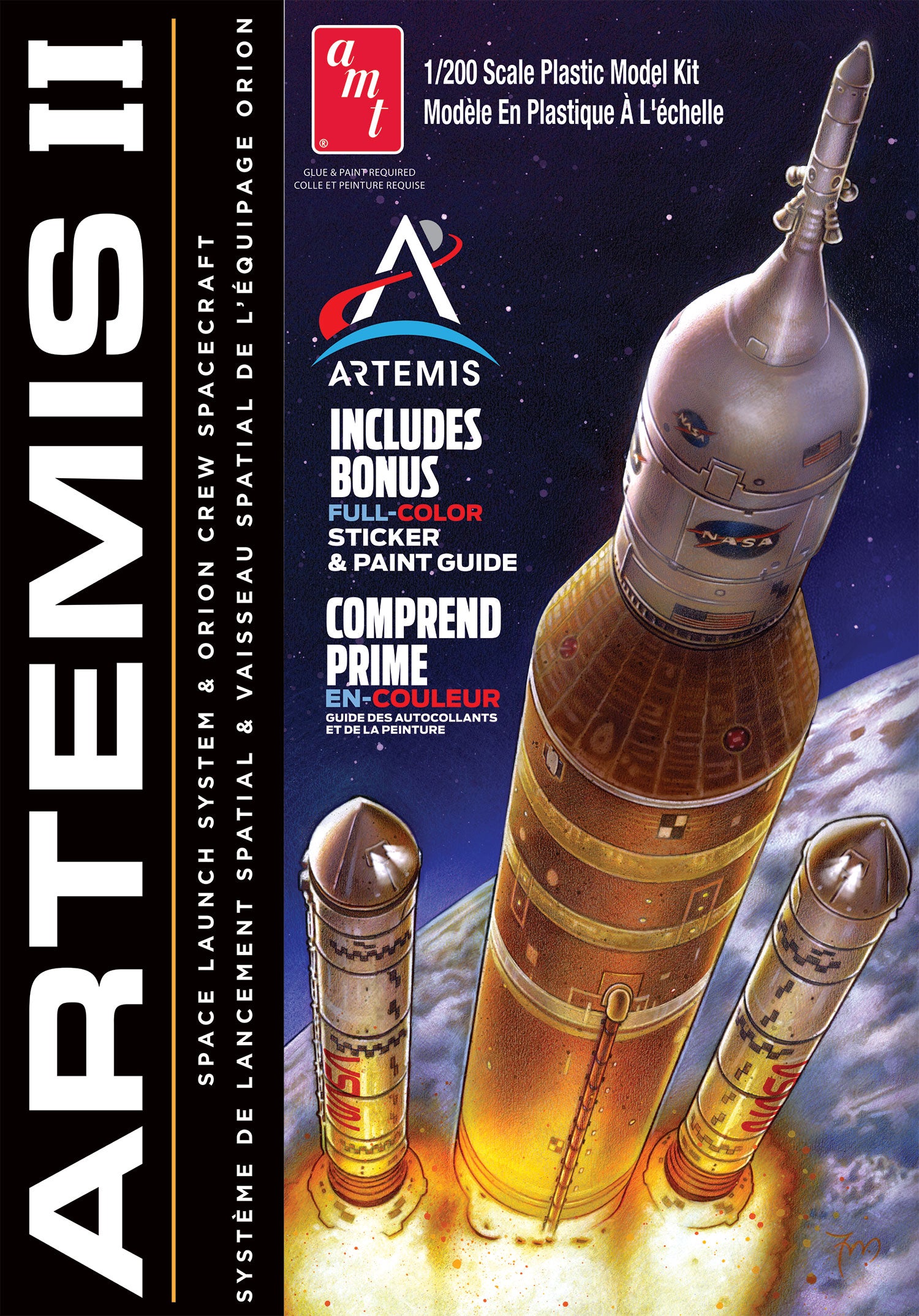 AMT 1/200 Artemis II Space Launch System & Orion Crew Spacecraft