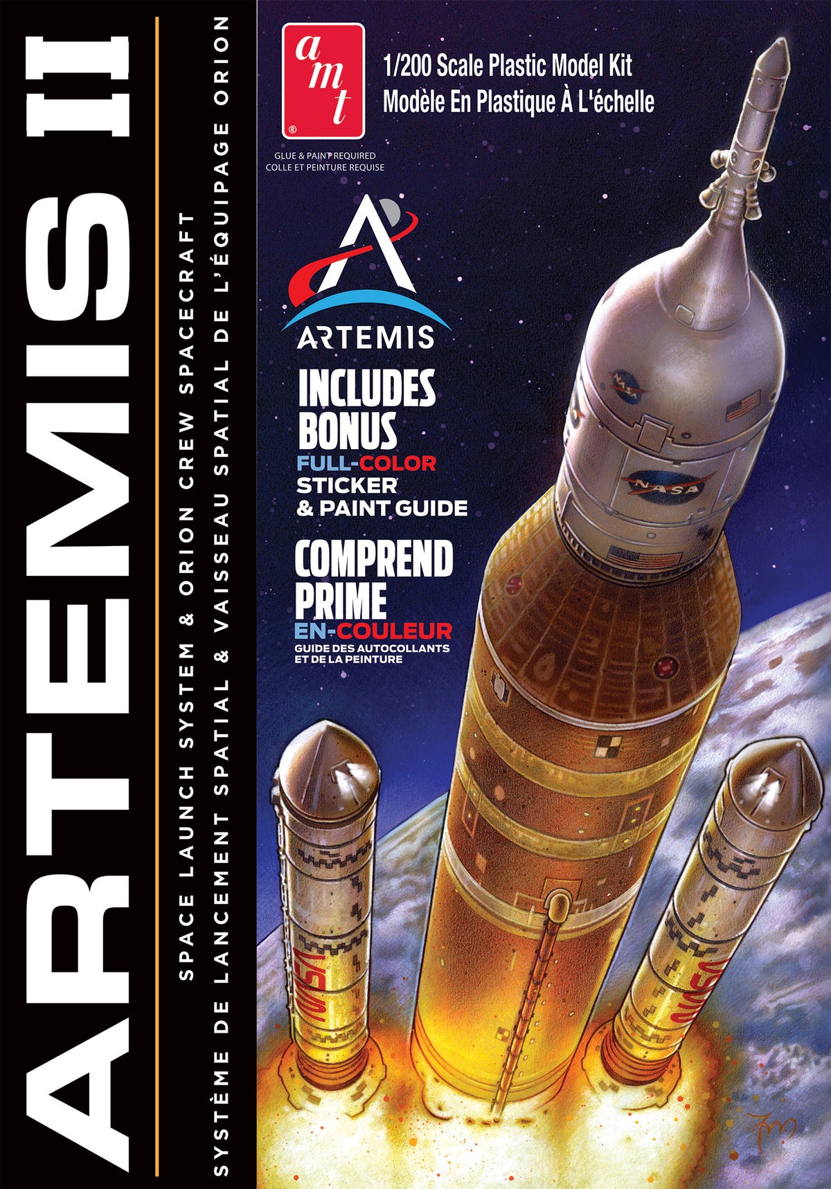AMT 1/200 Artemis II Space Launch System & Orion Crew Spacecraft
