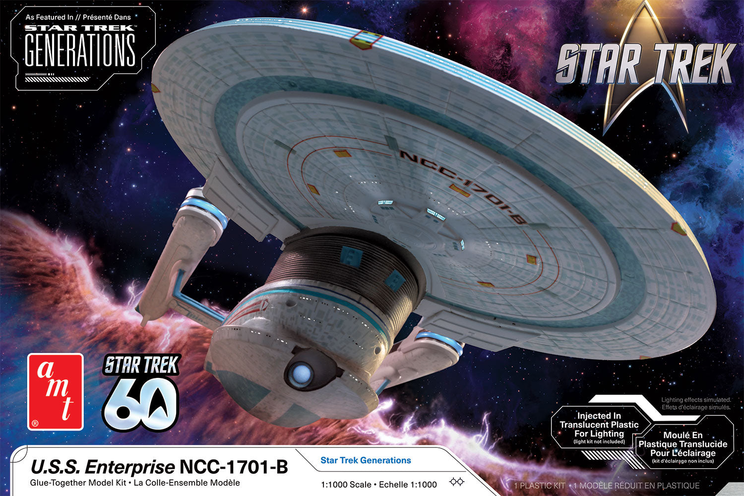 AMT 1/1000 USS Enterprise NCC-1701-B Star Trek: Generations