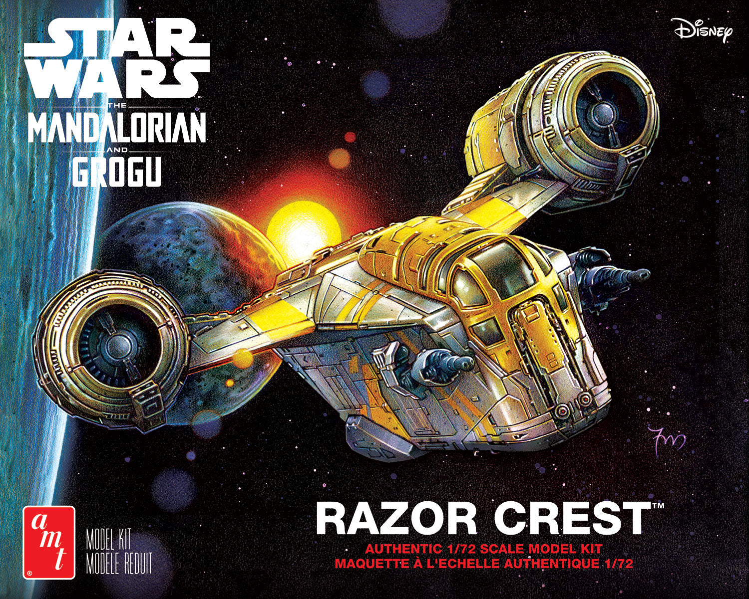 AMT 1/72 Star Wars: The Mandalorian & Grogu Razor Crest