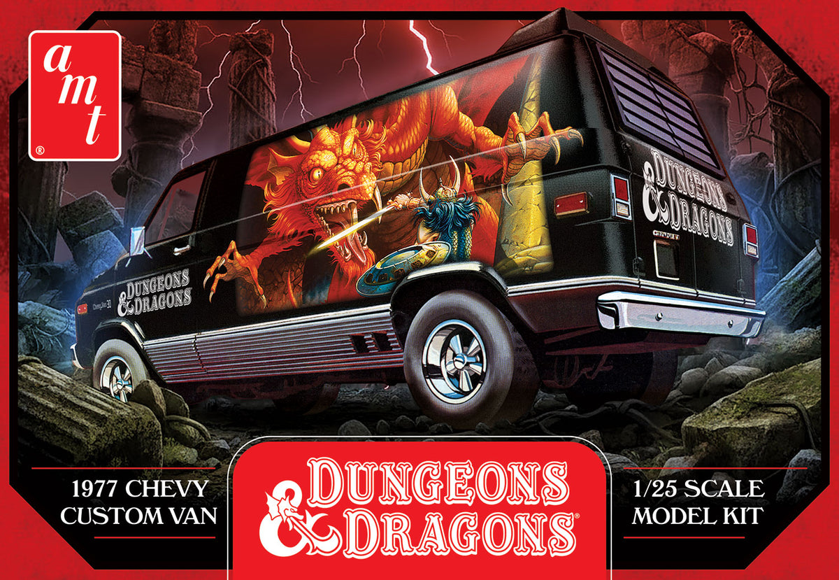 AMT 1/25 Dungeons & Dragons 1977 Chevy Custom Van