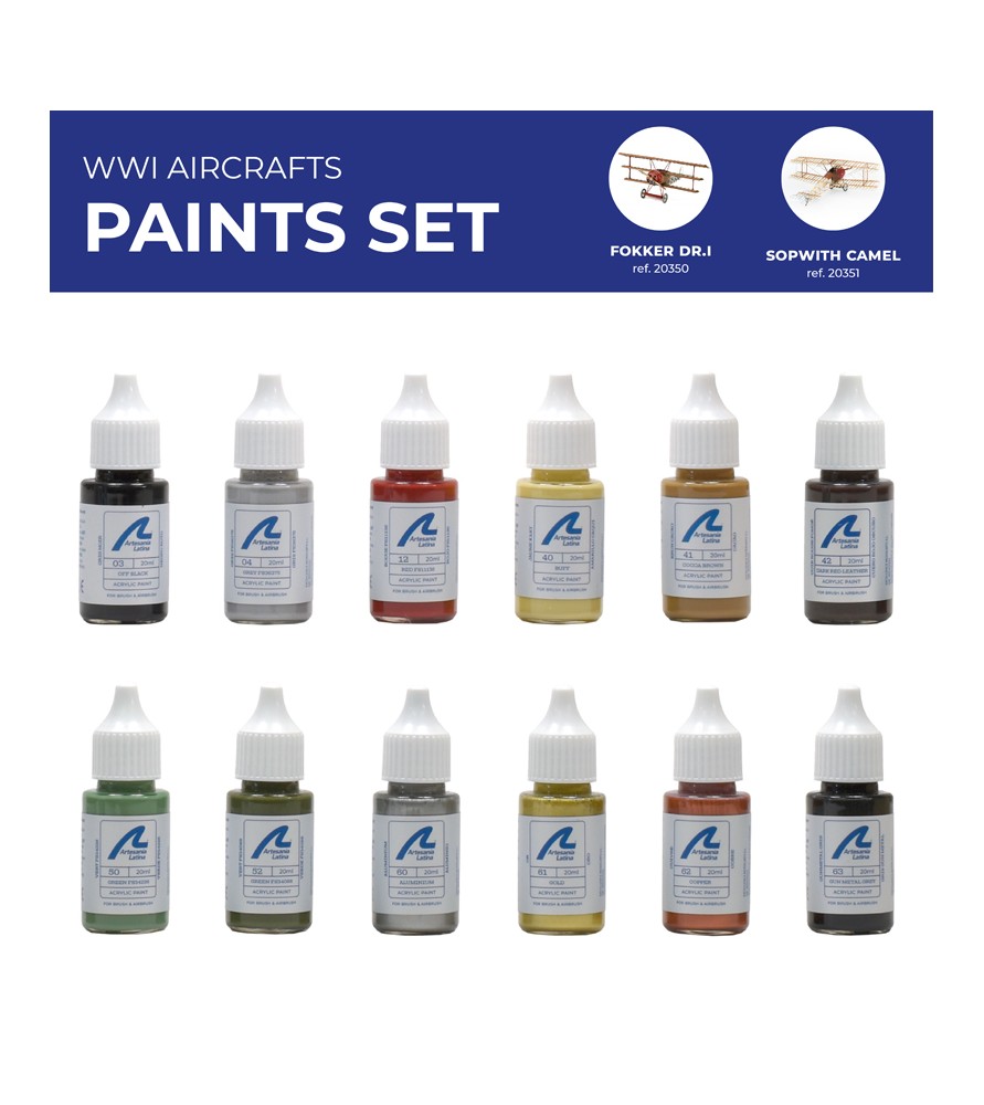 Selection of Artesania Latina Paint Sets for Wooden Ships - Hobby Sense