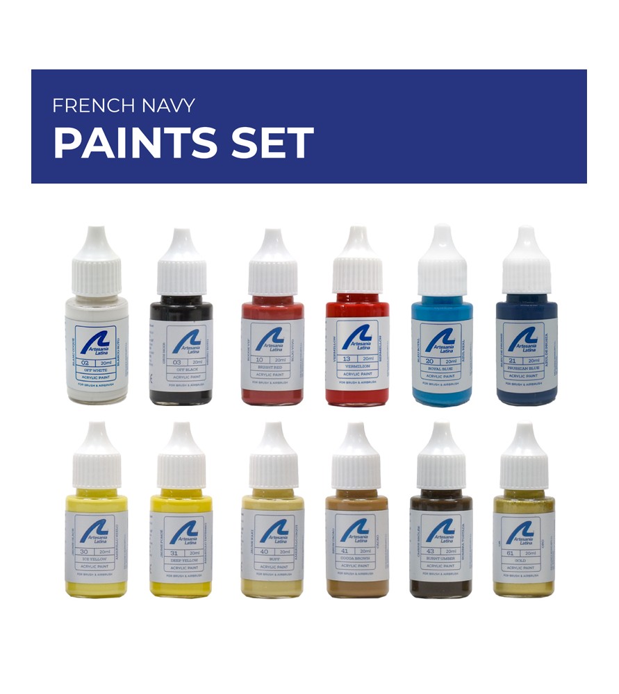 Selection of Artesania Latina Paint Sets for Wooden Ships - Hobby Sense