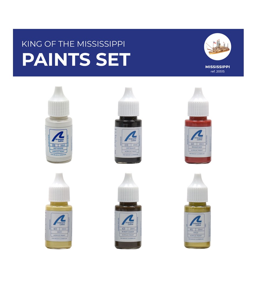 Selection of Artesania Latina Paint Sets for Wooden Ships - Hobby Sense