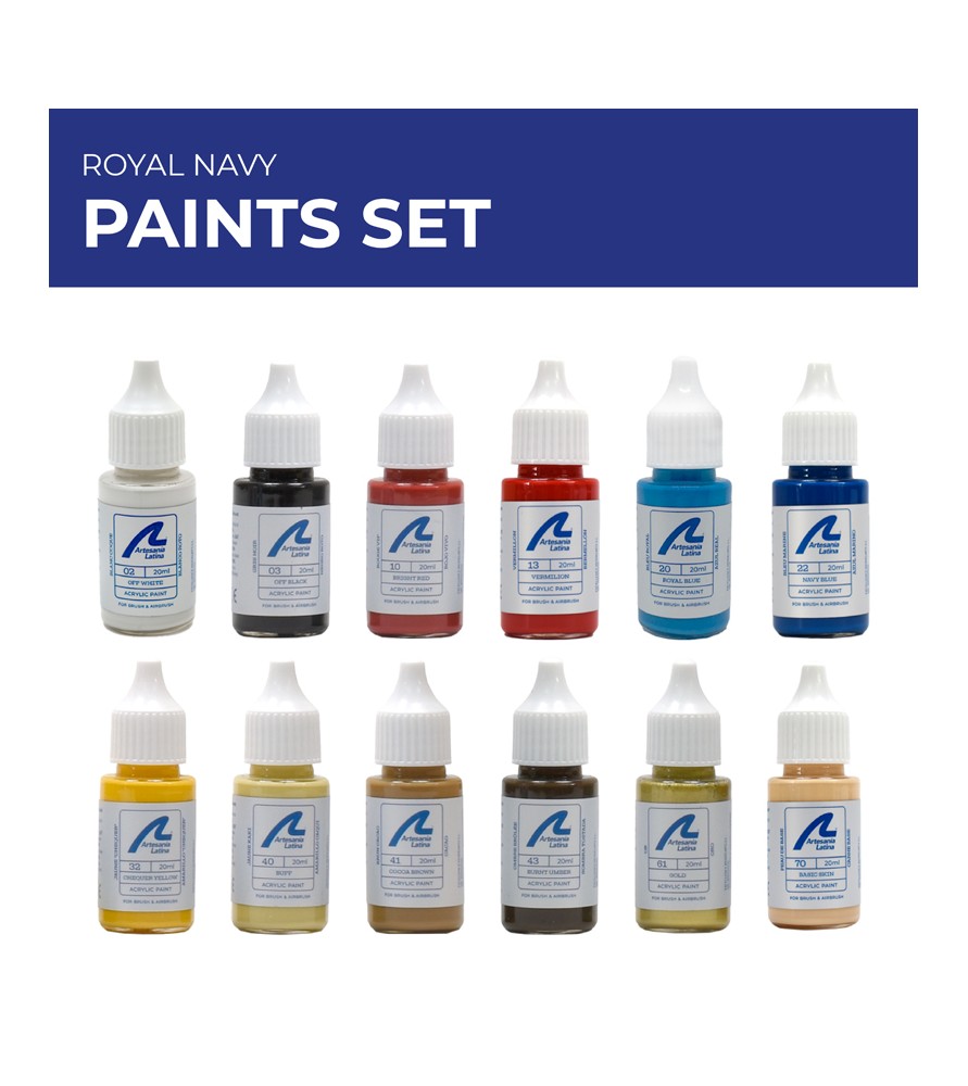 Selection of Artesania Latina Paint Sets for Wooden Ships - Hobby Sense