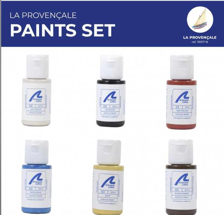 Selection of Artesania Latina Paint Sets for Wooden Ships - Hobby Sense