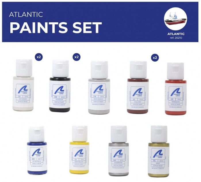 Selection of Artesania Latina Paint Sets for Wooden Ships - Hobby Sense