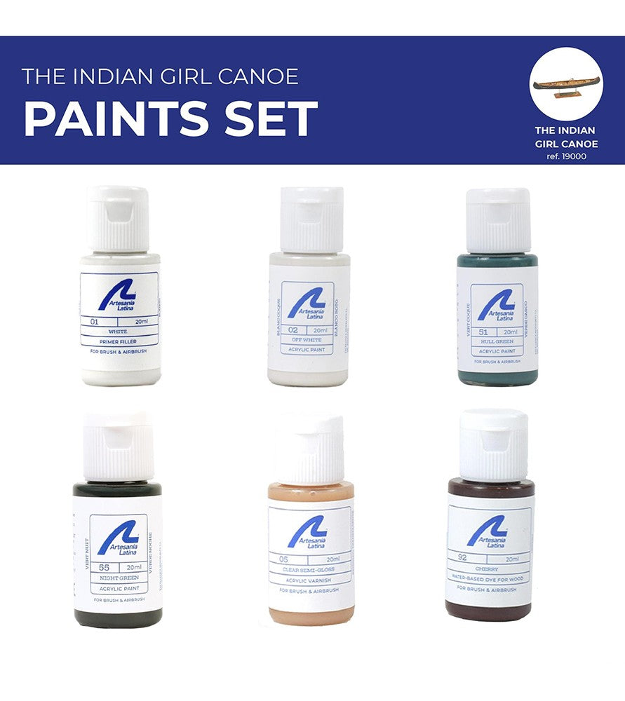 Selection of Artesania Latina Paint Sets for Wooden Ships - Hobby Sense