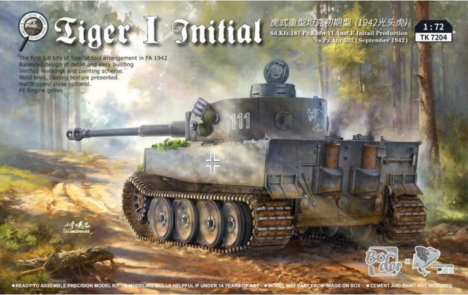 Border 1/72 Tiger I Initial (September 1942) - Hobby Sense