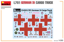 1/35 L701 German 3T Cargo Truck - Hobby Sense