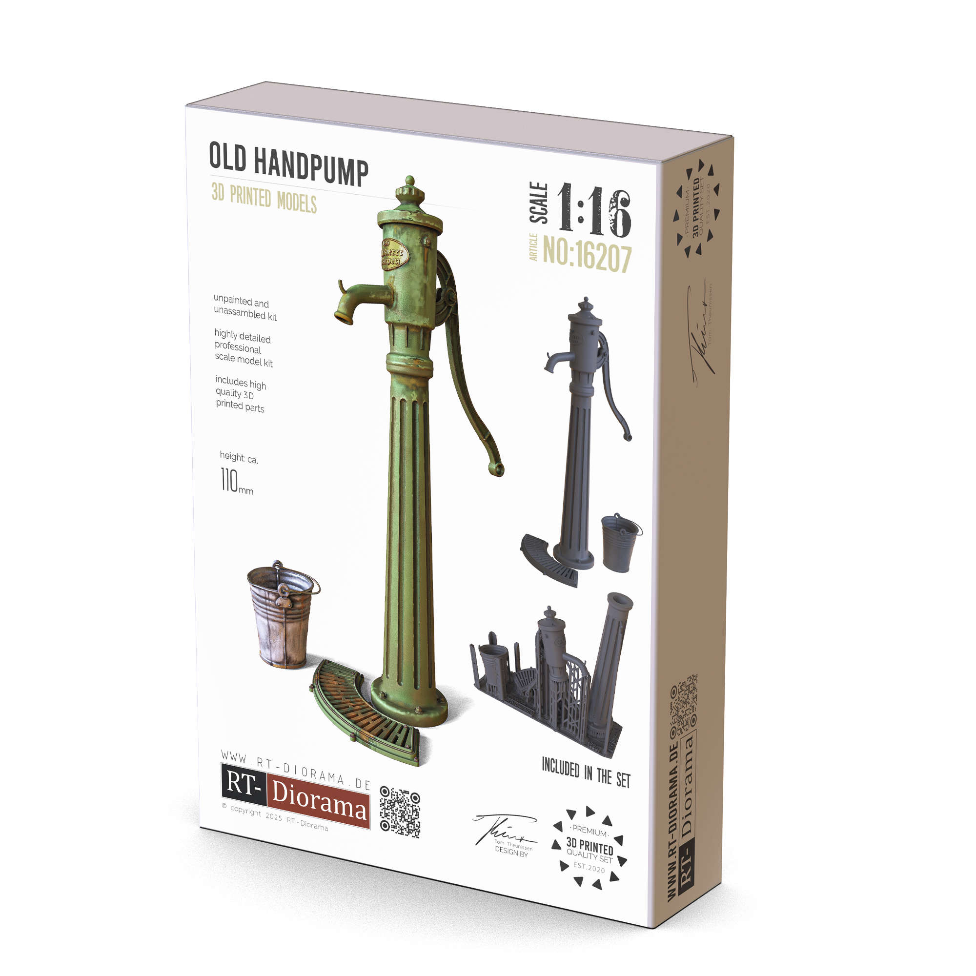 RT Diorama 1/16 Old Handpump - Hobby Sense