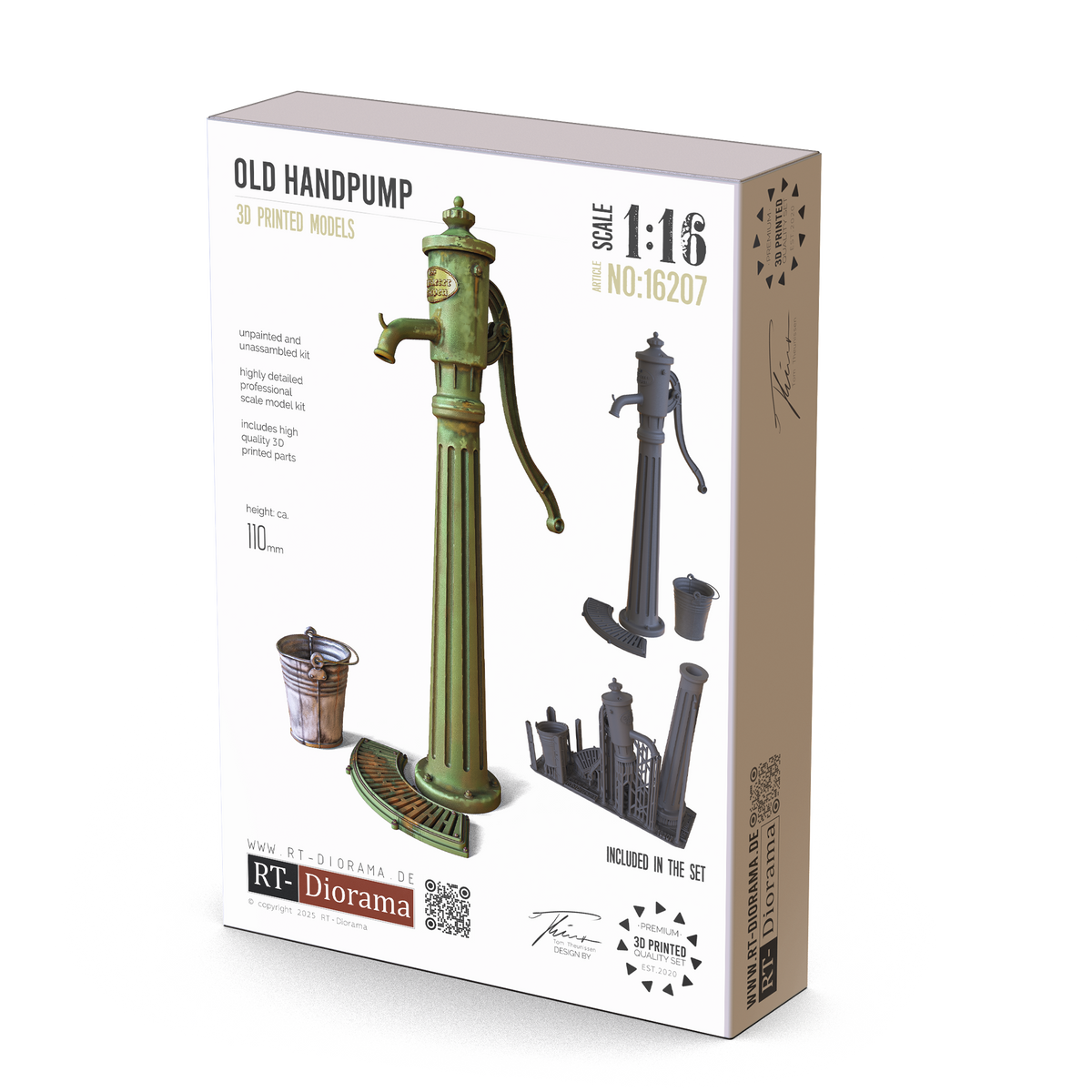 RT Diorama 1/16 Old Handpump - Hobby Sense