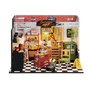 Garage Workshop DIY Miniature House - Hobby Sense