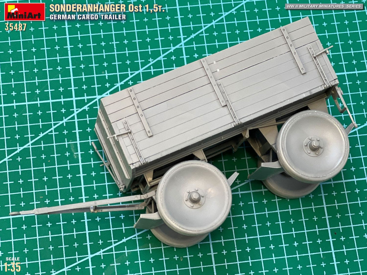 1/35 Sonderanhanger Ost 1.5t. German Cargo Trailer - Hobby Sense