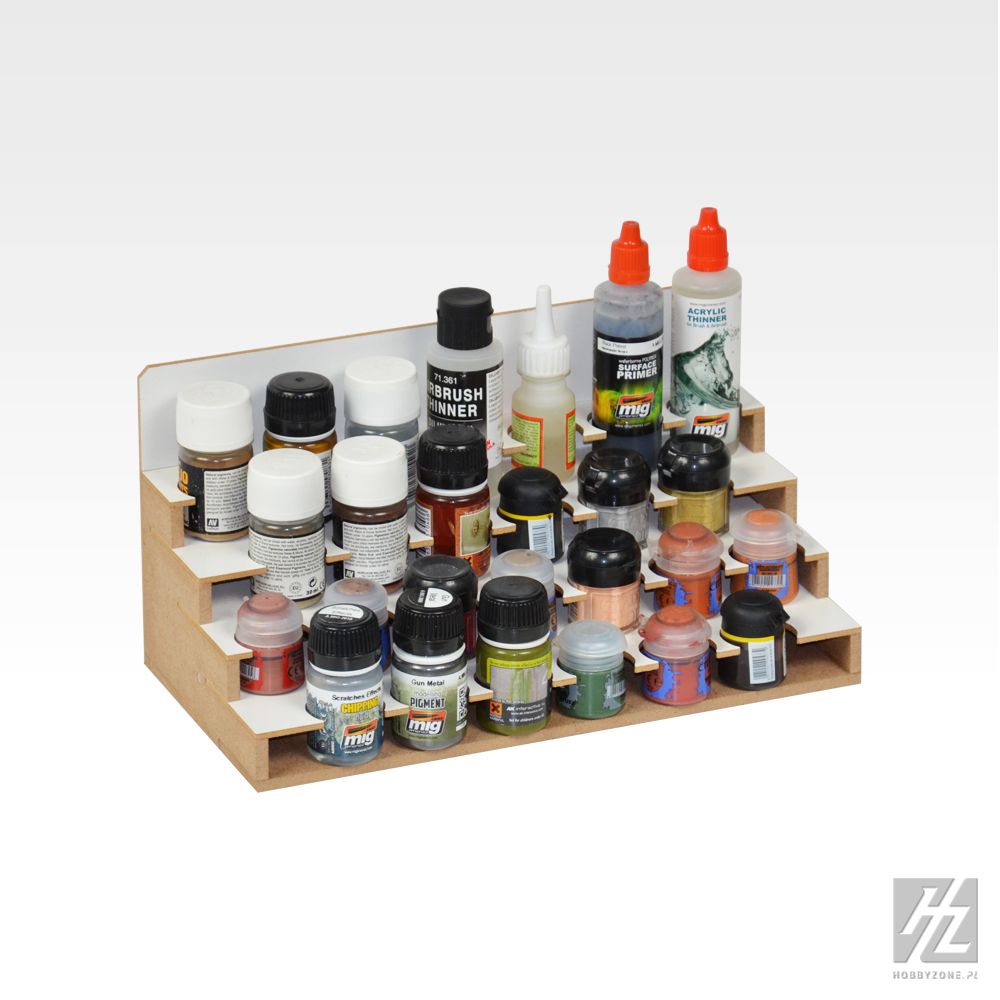 HobbyZone Modular Workshop System Paints Module 36mm. Storage module with 26 round 36mm slots - Hobby Sense