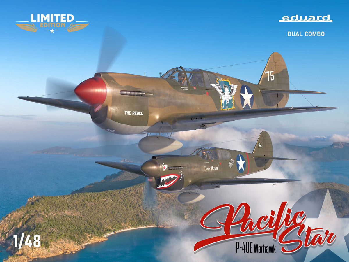 1/48 Pacific Star P40E Warhawk Ltd Edition Dual Combo - Hobby Sense