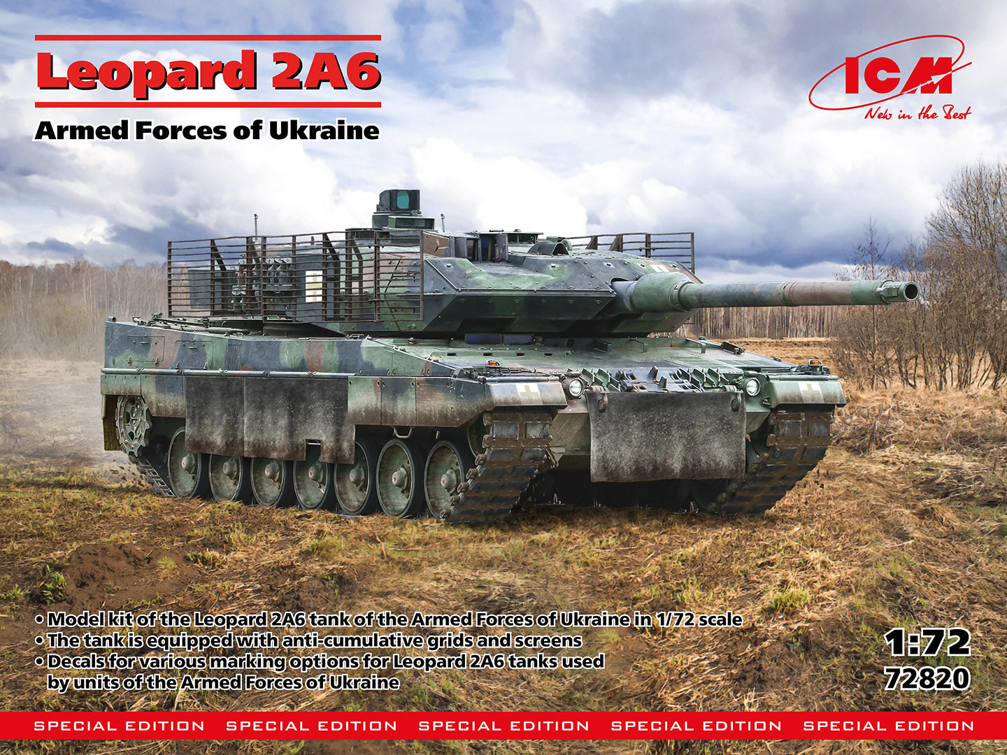 1/72 Leopard 2A6 (Armed Forces of Ukraine) - Hobby Sense